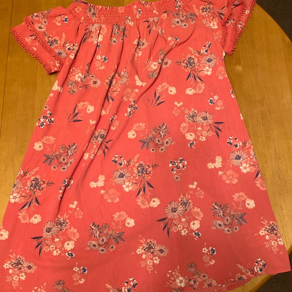 Target off the shoulder floral dress